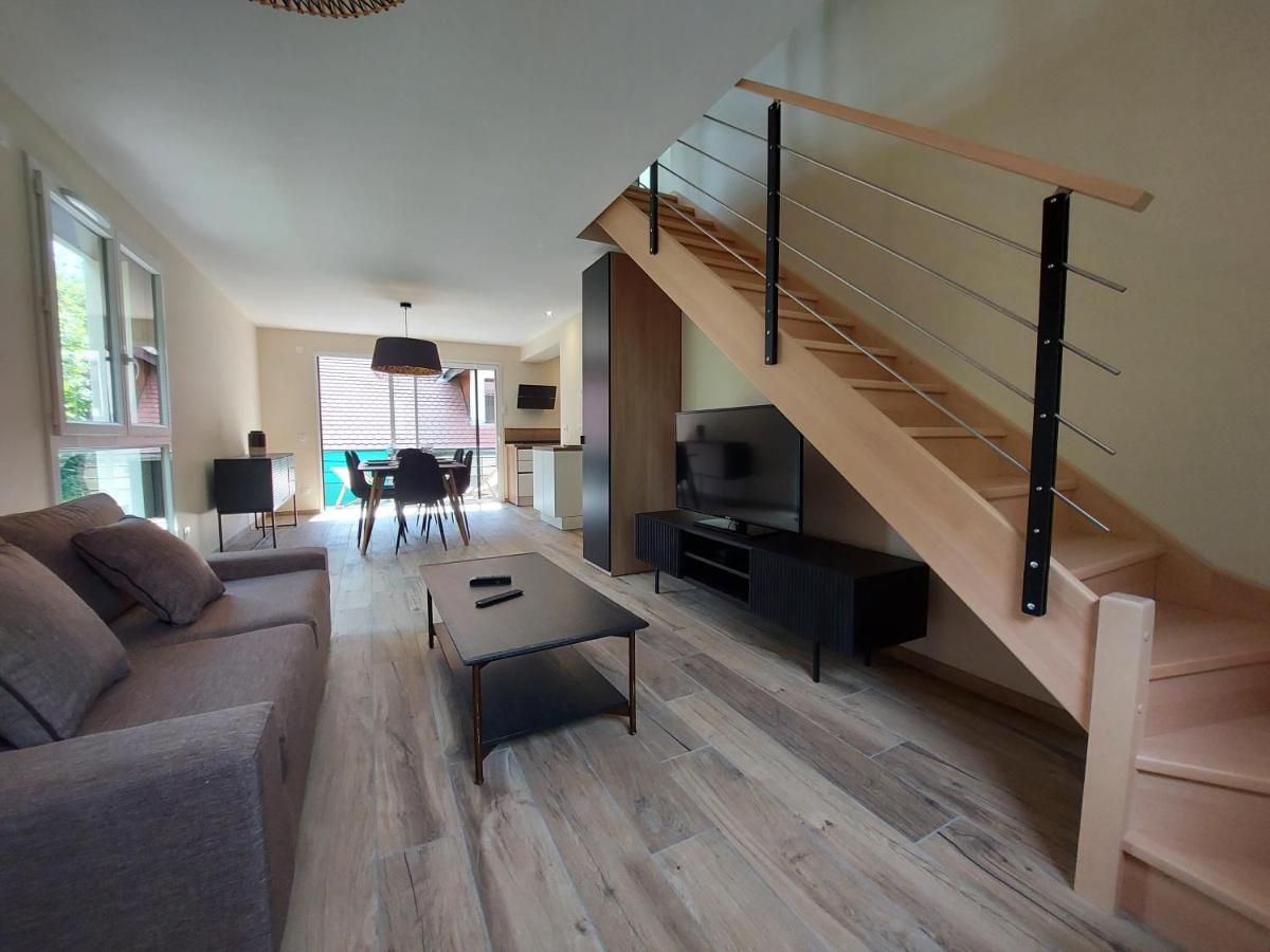 Charmant Et Spacieux Appartement A Quelques Pas Du Lac ดูแอ็งต์ ภายนอก รูปภาพ
